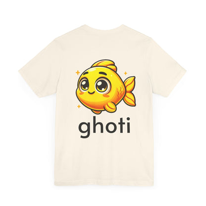 T-Shirt Fish/Ghoti English Pronunciation Joke T-Shirt for language geeks, Unisex Jersey Short Sleeve Tee